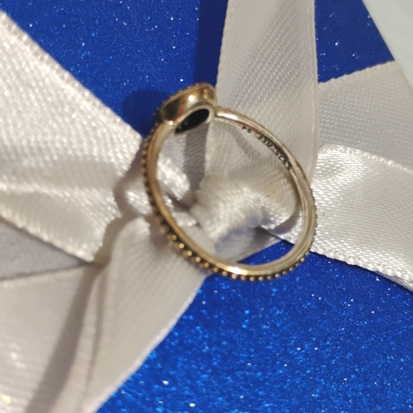 Authentic Pandora 925 Sterling Silver CZ Sparkly Ring Sz.54=7 - Picture 9 of 10